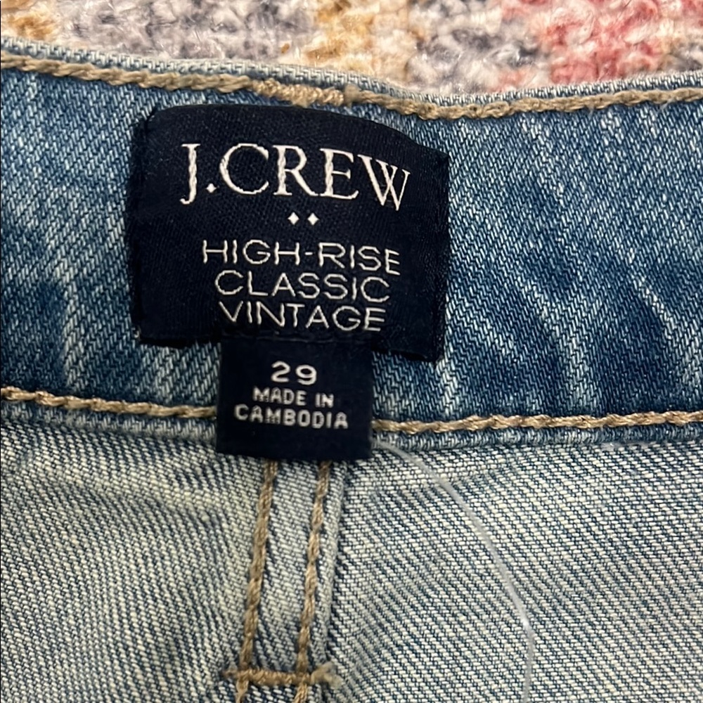 J. Crew High Rise classic Vintage Jeans - Picture 4 of 6